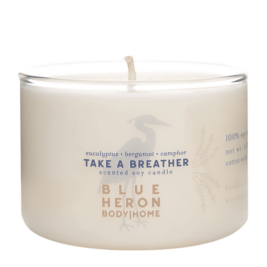 Take a Breather Candle - Blue Heron Soap Co