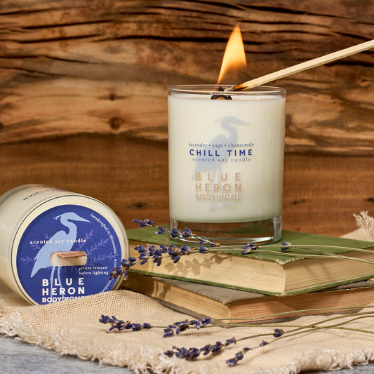 Chill Time Candle - Blue Heron Soap Co