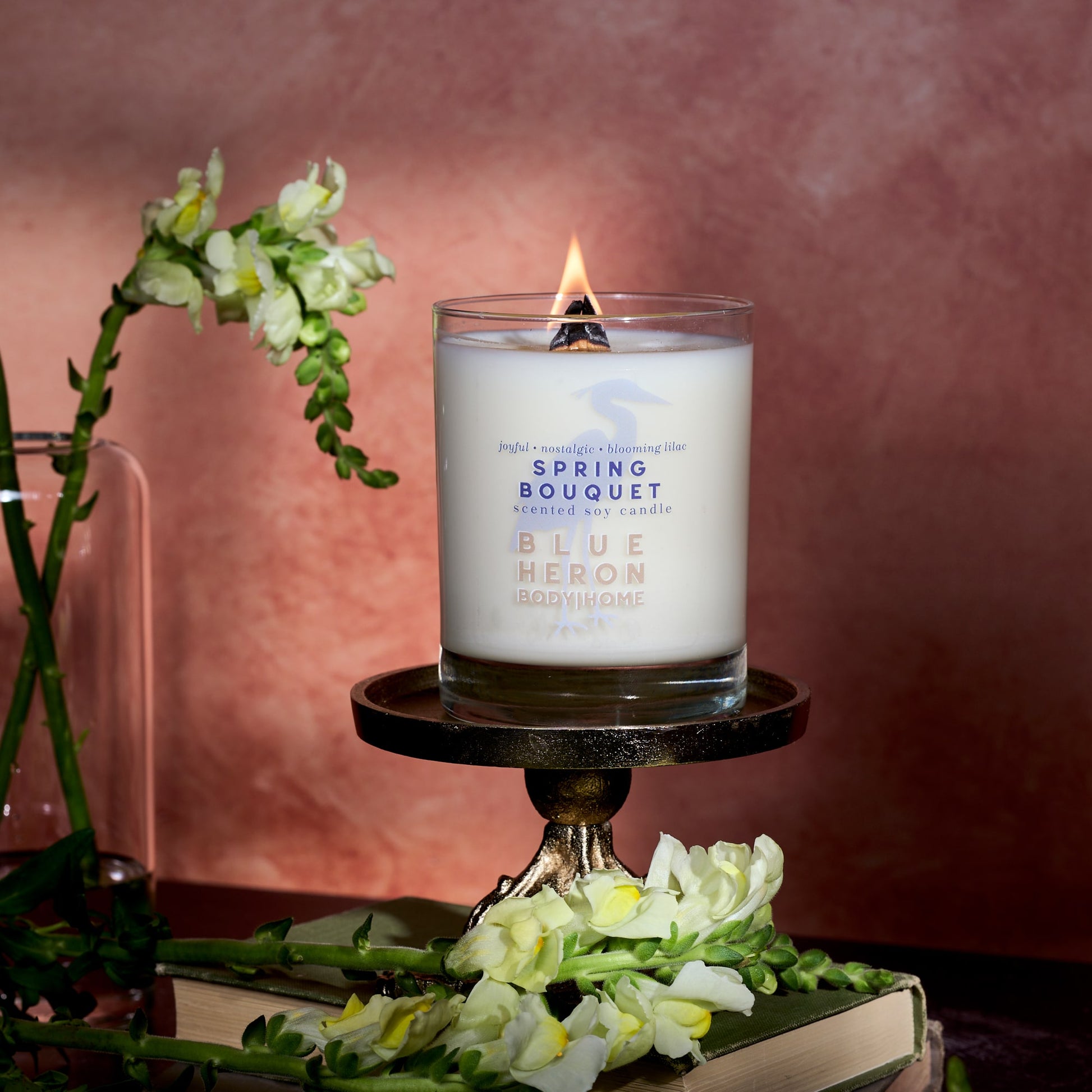Spring Bouquet Candle - Blue Heron Soap Co