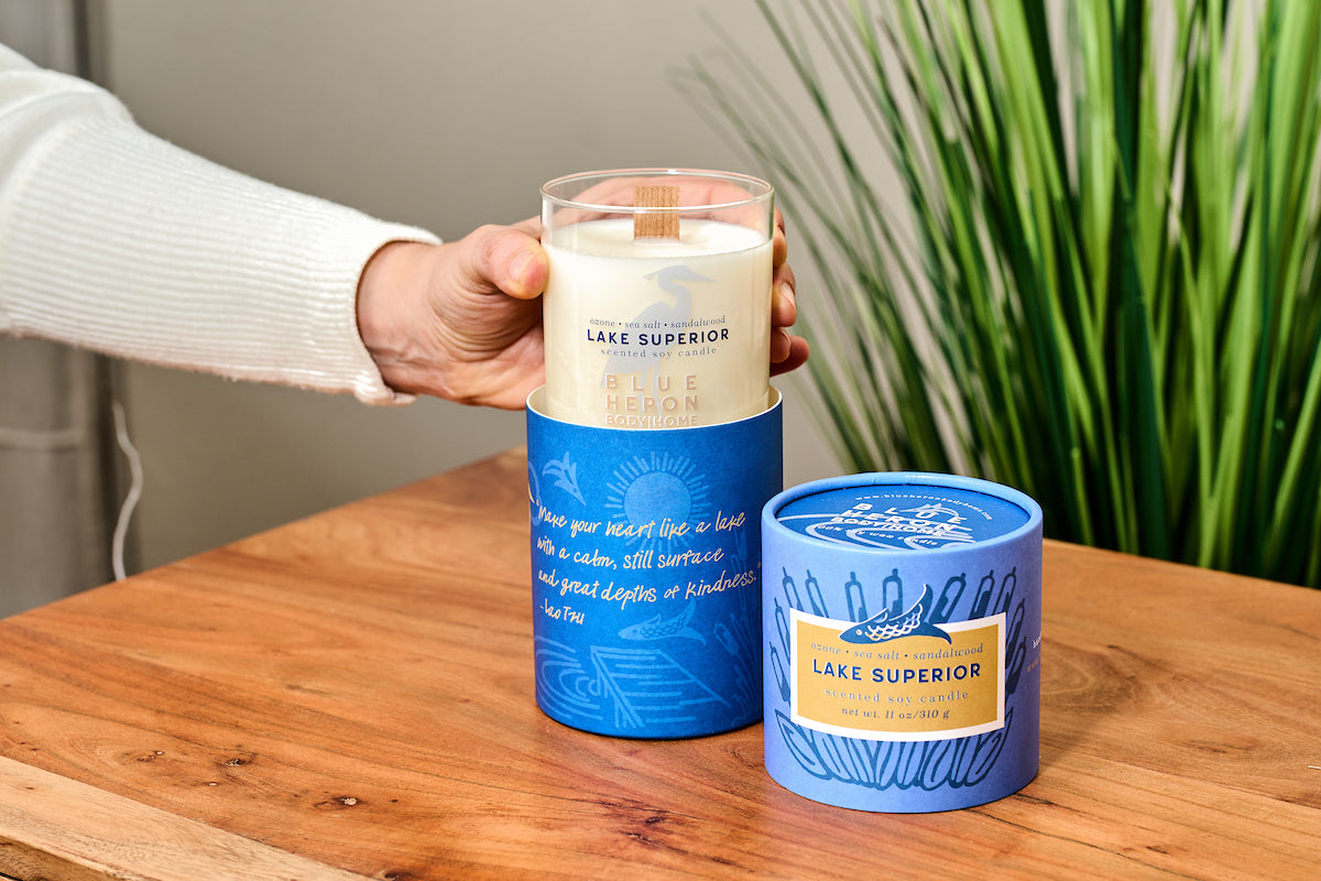 Lake Superior Candle -WHOLESALE - Blue Heron Soap Co