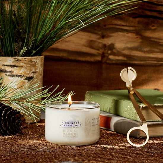 MN Northwoods Candle - Blue Heron Soap Co