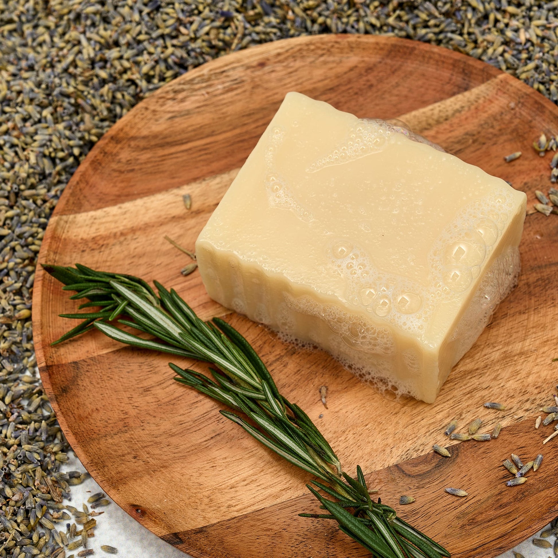 Rosemary Lavender - Grounded Refreshing Sustaining Eco Soap - Blue Heron Soap Co