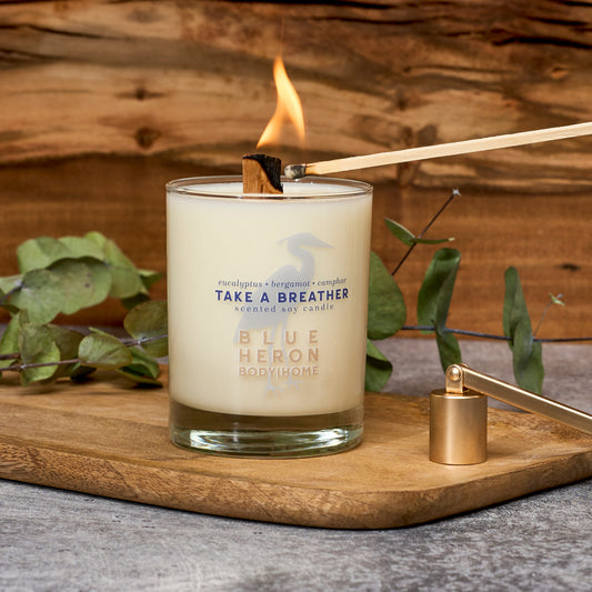 Take a Breather Candle - Blue Heron Soap Co