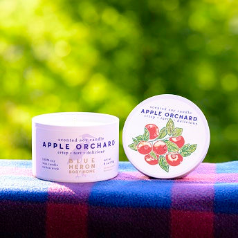 Apple Orchard Travel Travel Tin Candle - Blue Heron Soap Co