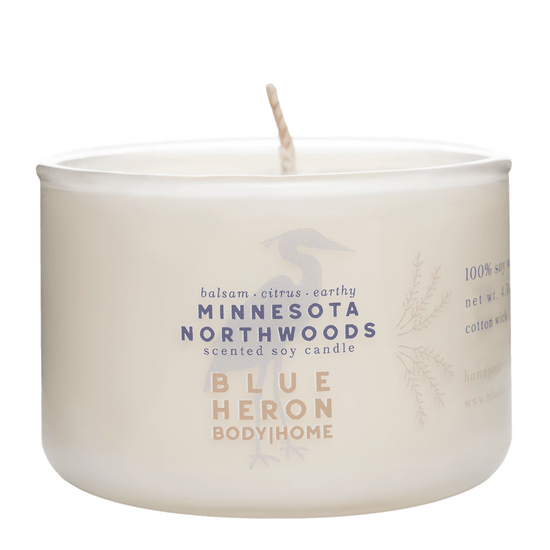 MN Northwoods Candle - Blue Heron Soap Co