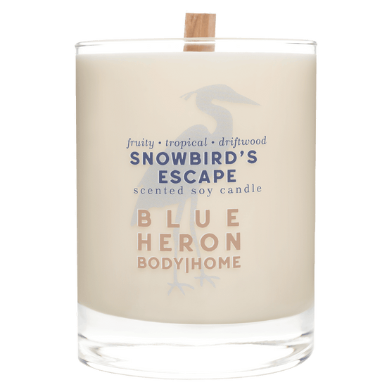 Snowbirds Escape Candle - Blue Heron Soap Co