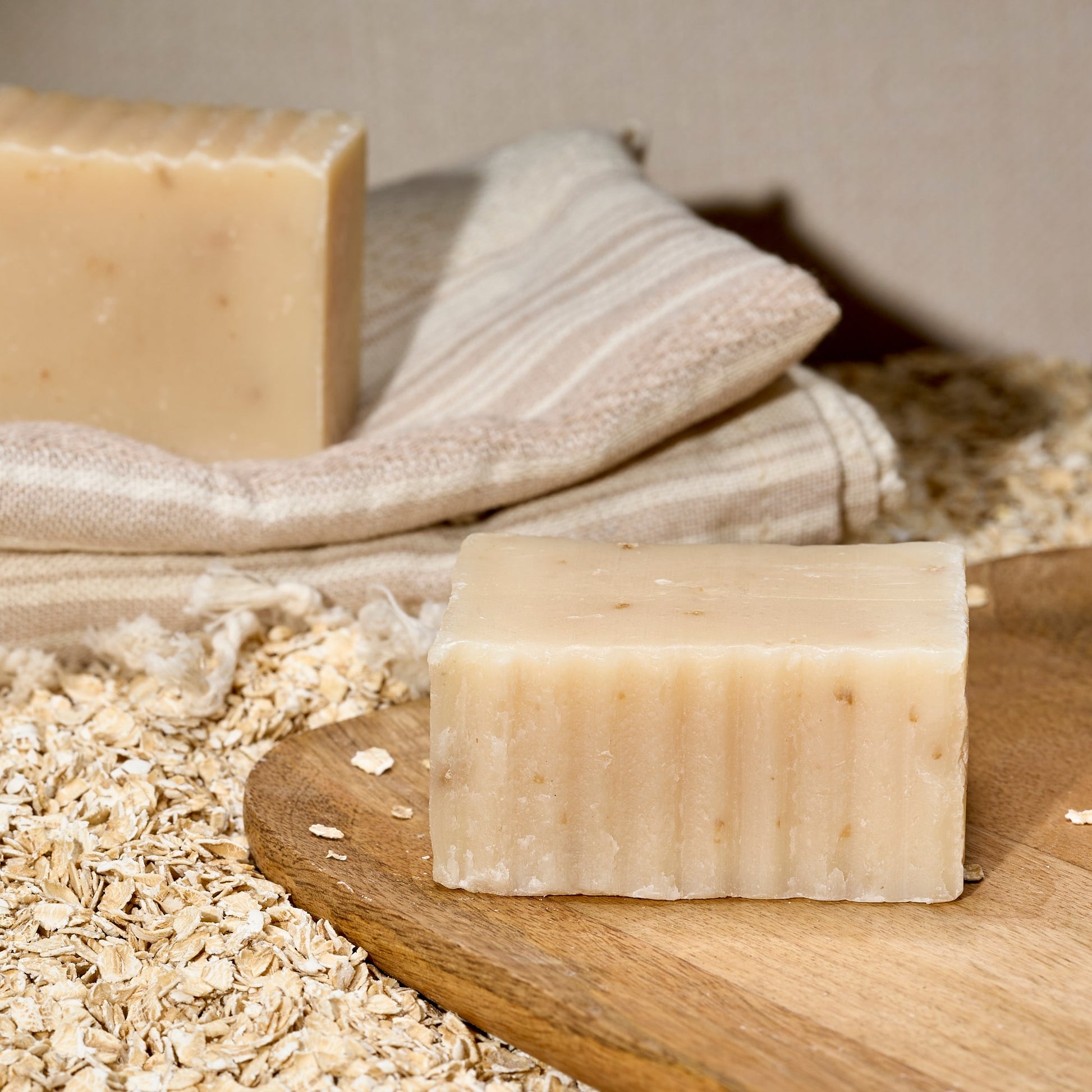 Almond Oatmeal Soap - Blue Heron Soap Co