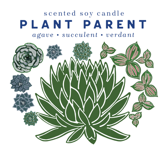 Plant Parent Travel Candle - Blue Heron Soap Co