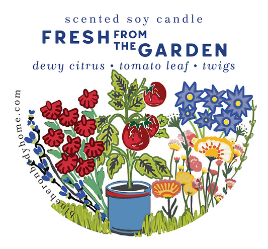 Fresh from the Garden Travel Tin Candle - Blue Heron Soap Co