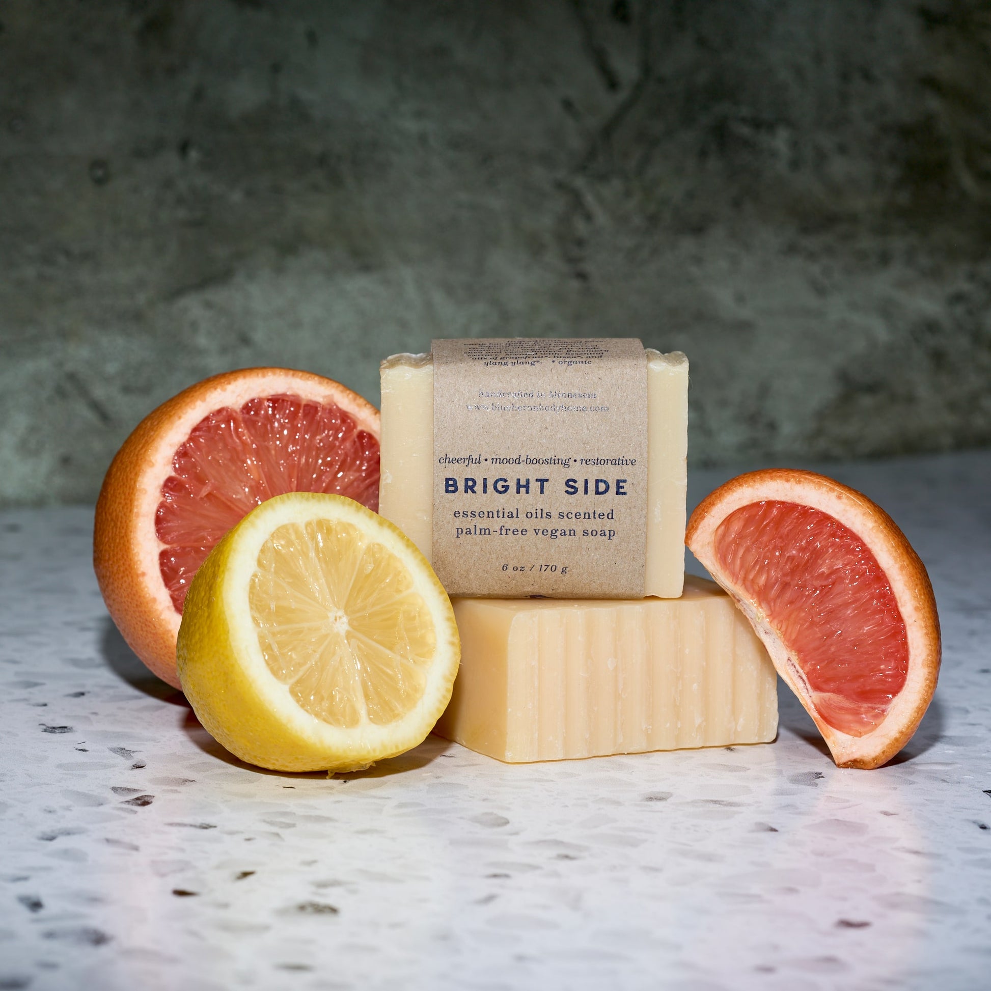 Bright Side - Cheerful Mood-Boosting Restorative Soap - Blue Heron Soap Co