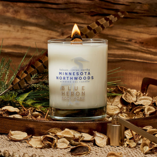 MN Northwoods Candle - Blue Heron Soap Co