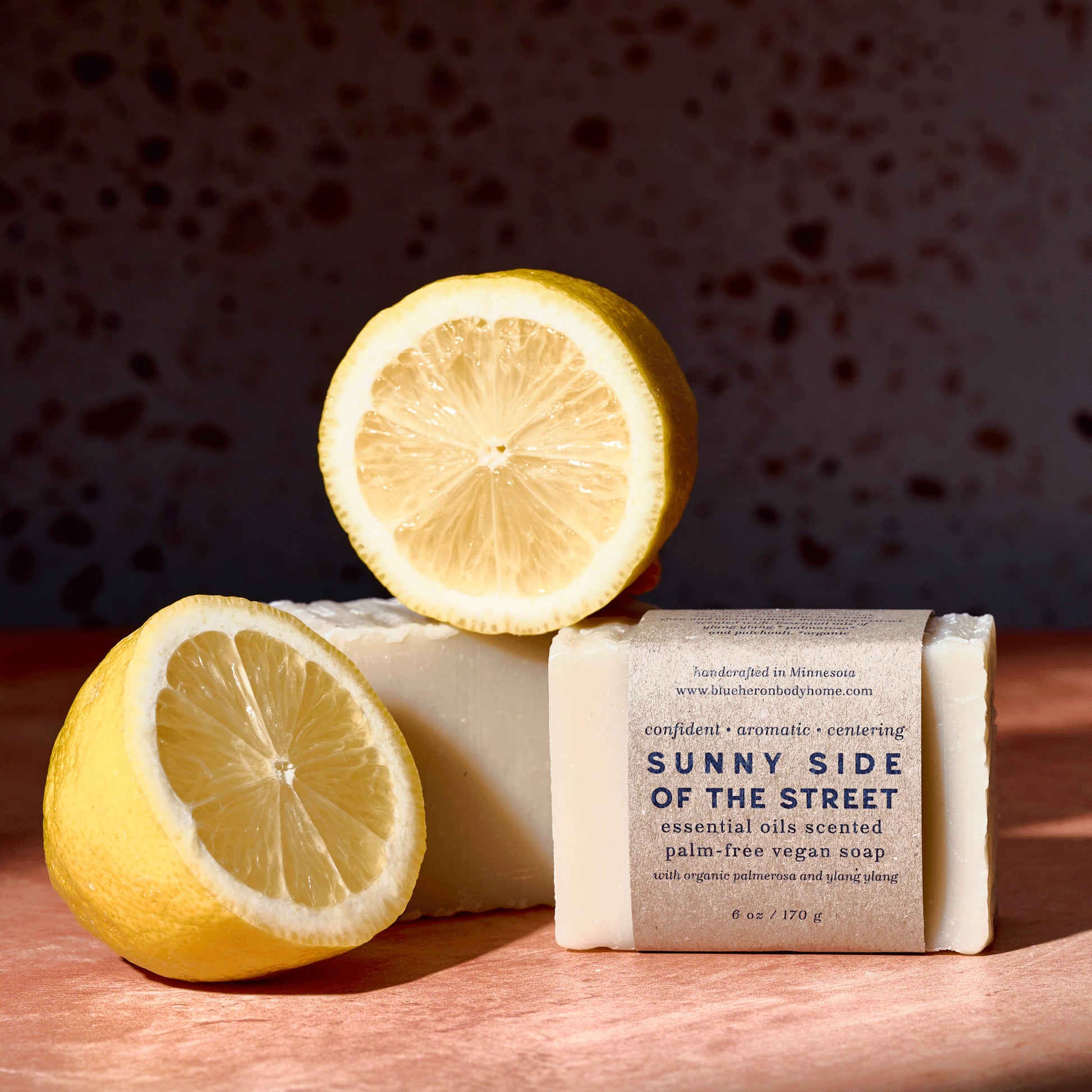Sunny Side of the Street - Confident Aromatic Centering Soap - Blue Heron Soap Co